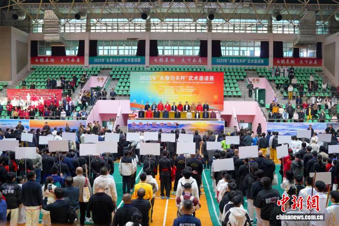 2025永春功夫杯武术邀请赛开幕 海外队伍齐聚共襄