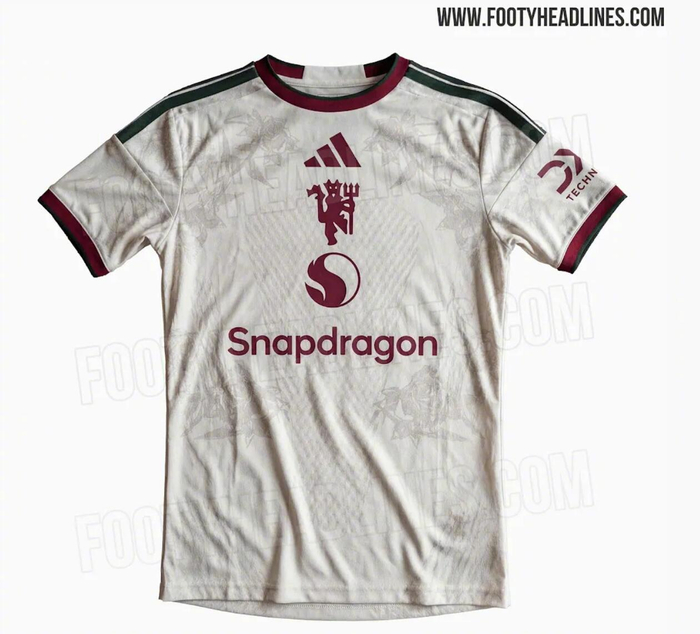 曼联2026-27赛季第三球衣设计曝光 兰开夏玫瑰与经