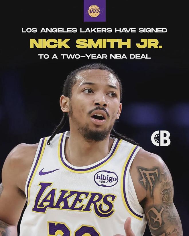 湖人裁掉新秀补强后卫线签下史密斯